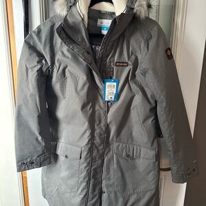 Columbia Gray Women's Insulated Suttle Mountain Long Jacket